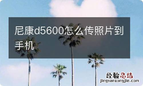 尼康d5600怎么传照片到手机