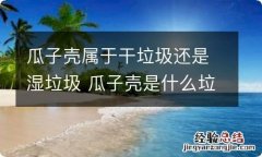 瓜子壳属于干垃圾还是湿垃圾 瓜子壳是什么垃圾