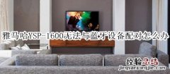 雅马哈YSP-1600回音壁音箱无法与蓝牙设备配对怎么办