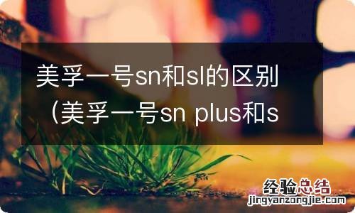 美孚一号sn plus和sn的区别 美孚一号sn和sl的区别