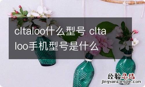 cltaloo什么型号 cltaloo手机型号是什么