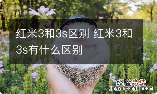 红米3和3s区别 红米3和3s有什么区别