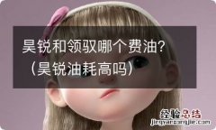 昊锐油耗高吗 昊锐和领驭哪个费油？