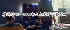 雅马哈YSP-1600回音壁音箱怎么与蓝牙设备配对