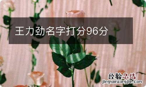 王力劲名字打分96分