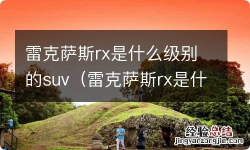 雷克萨斯rx是什么车型 雷克萨斯rx是什么级别的suv