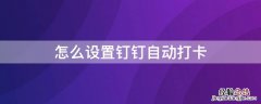 华为手机怎么设置钉钉自动打卡 怎么设置钉钉自动打卡