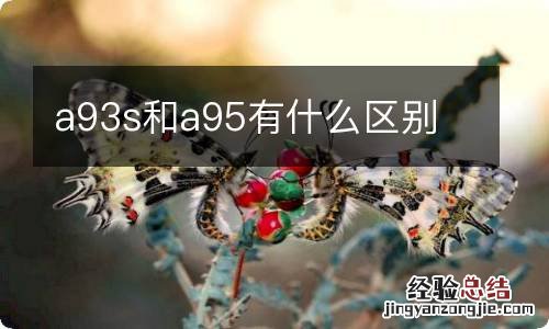 a93s和a95有什么区别