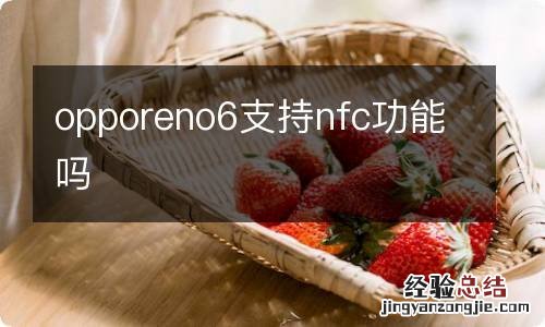 opporeno6支持nfc功能吗