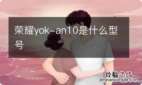 荣耀yok-an10是什么型号