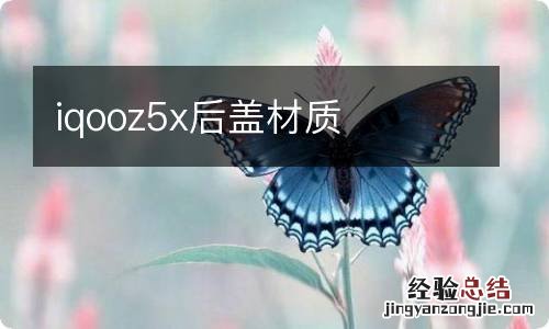 iqooz5x后盖材质