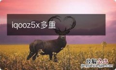 iqooz5x多重