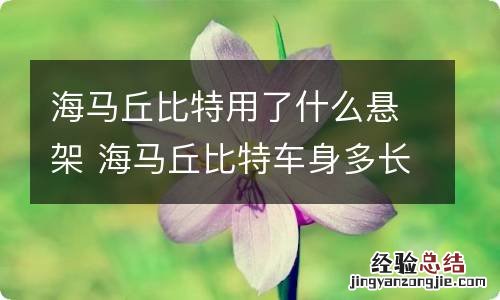 海马丘比特用了什么悬架 海马丘比特车身多长