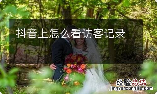 抖音上怎么看访客记录