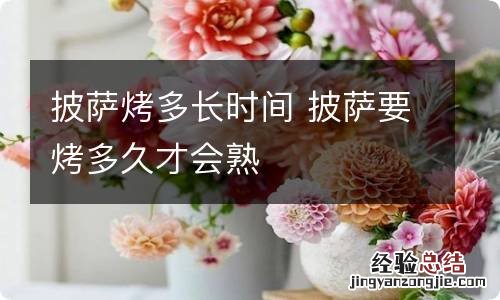 披萨烤多长时间 披萨要烤多久才会熟