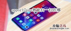 oppor17pro智能扫一扫在哪