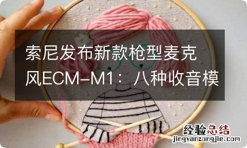 索尼发布新款枪型麦克风ECM-M1：八种收音模式