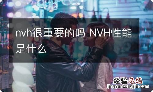 nvh很重要的吗 NVH性能是什么