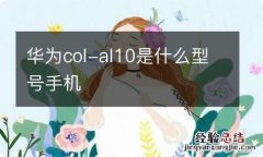 华为col-al10是什么型号手机