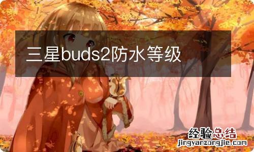 三星buds2防水等级