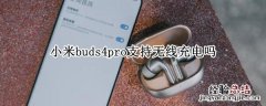 小米buds4pro支持无线充电吗 小米4口usb充电器