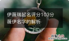 伊薇瑞起名评分103分 薇伊名字的解析