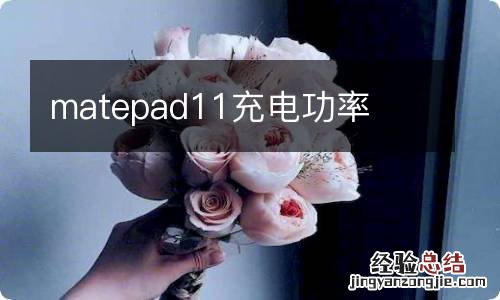 matepad11充电功率