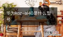 华为koz-al40是什么型号