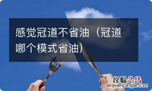 冠道哪个模式省油 感觉冠道不省油