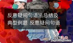 反意疑问句语法总结及典型例题 反意疑问句语法总结