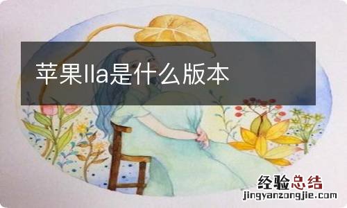 苹果lla是什么版本