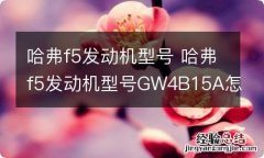 哈弗f5发动机型号 哈弗f5发动机型号GW4B15A怎么样