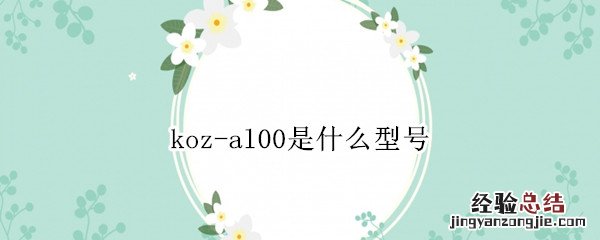 koz-al00是什么型号 koz-al00是什么型号手机