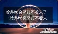 哈弗h6突然打不着火了怎么回事 哈弗h6突然打不着火了