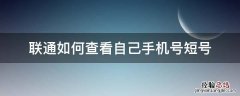 联通如何查看自己手机号短号