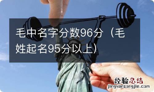 毛姓起名95分以上 毛中名字分数96分