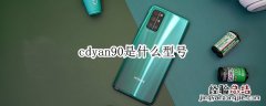 cdyan90是什么型号