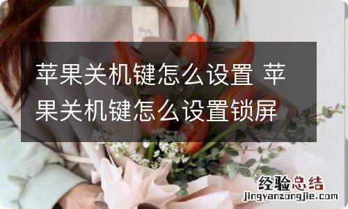 苹果关机键怎么设置 苹果关机键怎么设置锁屏