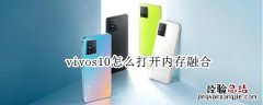 vivos10怎么打开内存融合