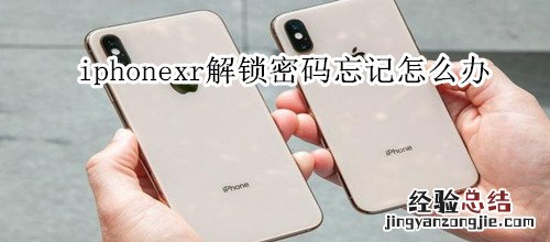 iphonexr解锁密码忘记怎么办