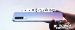 vivos10是双扬声器吗