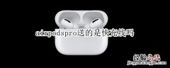 airpodspro送的是快充线吗