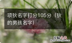 狄的男孩名字 项狄名字打分105分