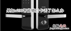 果加a230智能锁门卡丢了怎么办