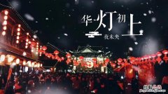 去年元夜时花市灯如昼是什么节日