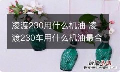 凌渡230用什么机油 凌渡230车用什么机油最合适