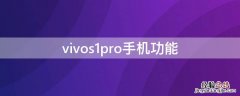 vivos1pro手机功能 vivoS1PRO