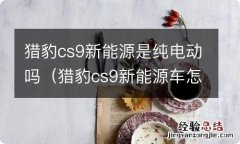 猎豹cs9新能源车怎么样 猎豹cs9新能源是纯电动吗