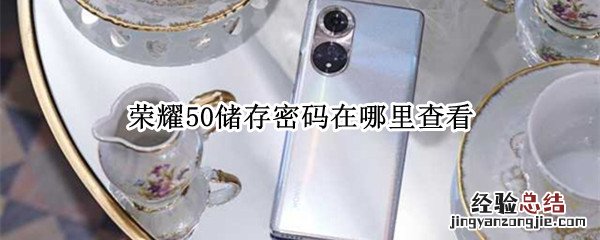 荣耀50储存密码在哪里查看