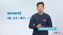 several什么意思